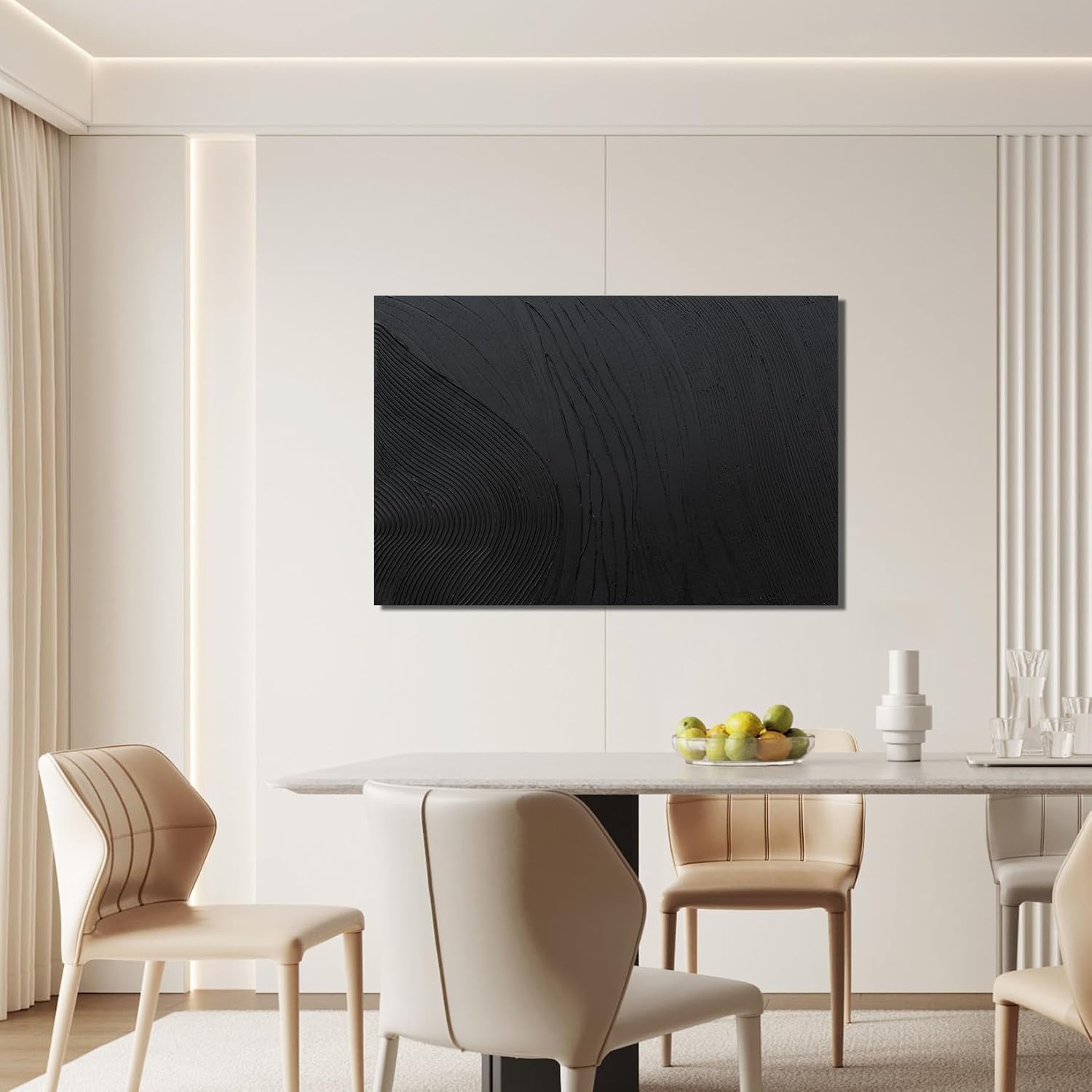 Canvas Wall Art Decor Large Wall Art for Living Room Canvas Art Wall Decor Landscape Natural Wall Art Large Artwork for Walls Modern Coastal Wave Wall Paintings 32' X 48' Bedroom Office Decor