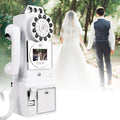 Audio Guest Book Wedding Phone, 1080P HD Video Phone Guestbook, Phone Voice Recorder, Audio Guestbook Phone, Preserve Your Special Occasions White-64GB