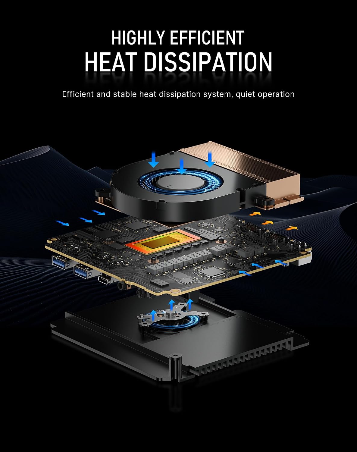 BOSGAME E5 Mini PC Windows 11 Pro, Mini Computers AMD Ryzen 3 5300U, 16GB DDR4 1TB PCIe SSD, 4K Triple Display, Type-C & USB3.2, Dual RJ45, Wi-Fi 5/BT 5.0, Mini Desktop Computer for Home/Office