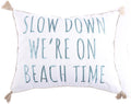 Levtex home Stone Harbor Decorative Pillow (14x18in.) - Beach Time - Blue, White, and Beige