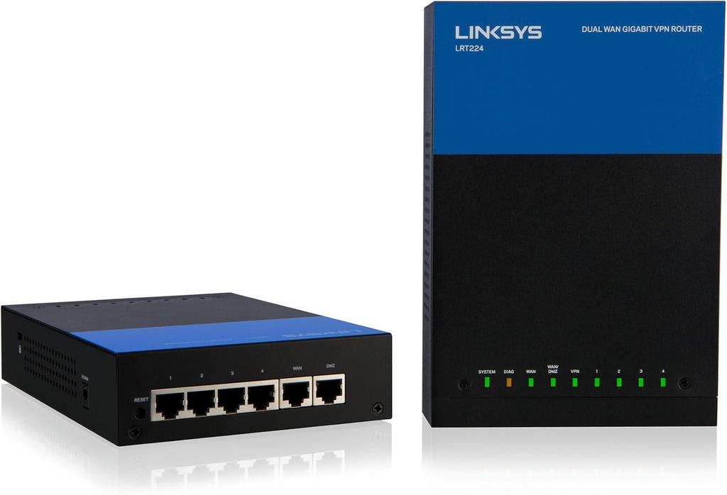 Linksys Business Dual WAN Gigabit VPN Router (LRT224)