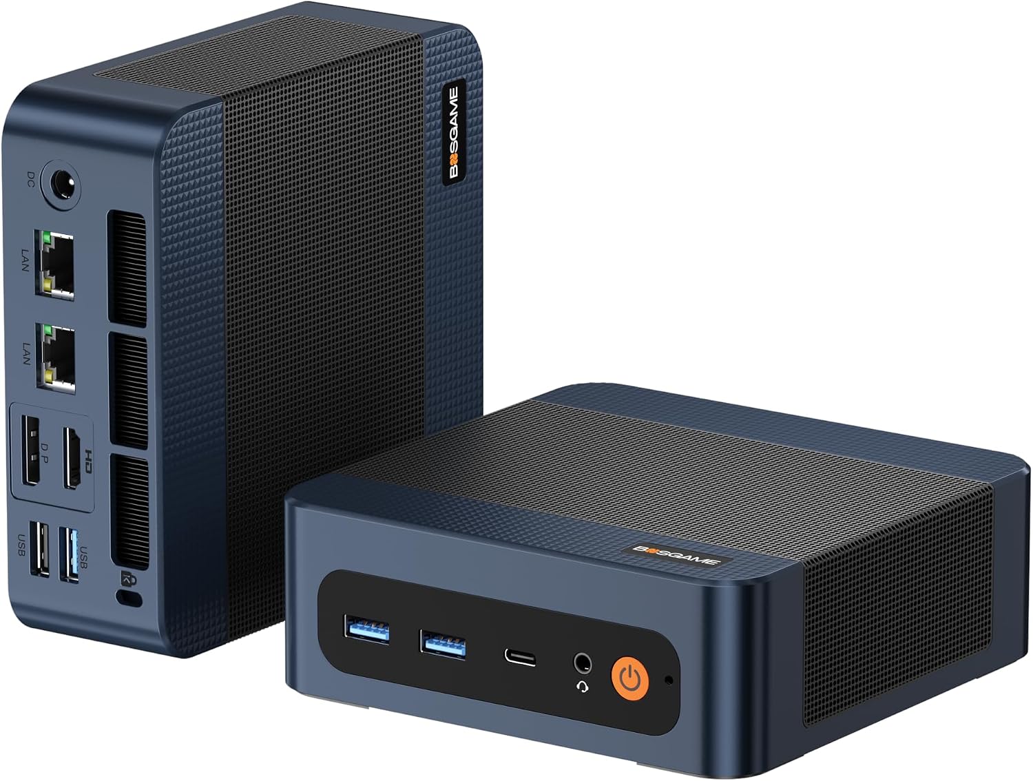BOSGAME P3 MIX Mini PC, Mini Desktop Computer with AMD Ryzen 5 7640HS (up to 5.0 GHz), 16GB DDR5, 512GB PCIe SSD, 4K Triple Display, USB 4.0, Dual 2.5G LAN & Wi-Fi 6E & BT5.2, for Home, Office, Gaming