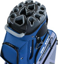 ASK ECHO T-Lock Golf Cart Bag with 14 Way Organizer Divider Top, Premium Cart Bag with Handles and Rain Cover, for Men