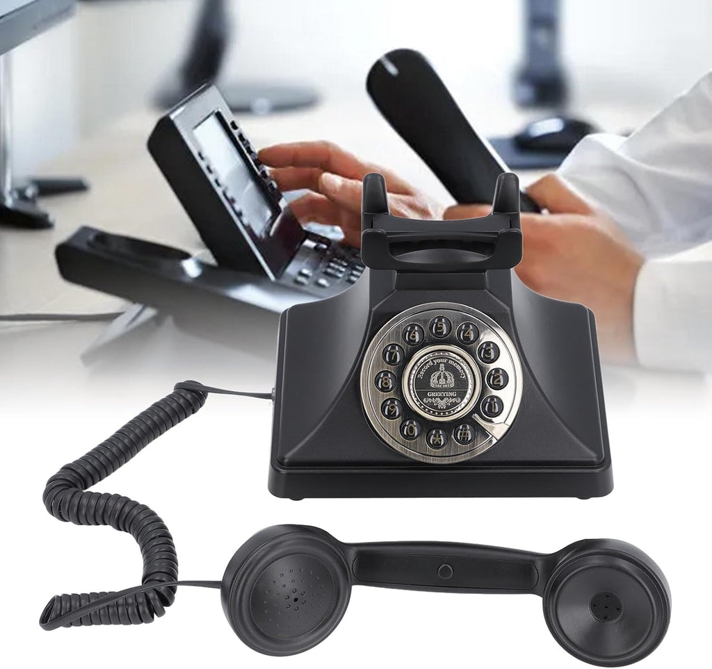 ciciglow Vintage Audio Guest Book Phone, Wedding Phone, Message Recorder for Weddings, Birthdays, Anniversaries, Great for Vintage Enthusiasts