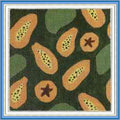 Sacramento Stitchery Needlepiont Hand-Painted Canvas for Beginners or Advance, 18CT(Fruit Slice - Papaya)