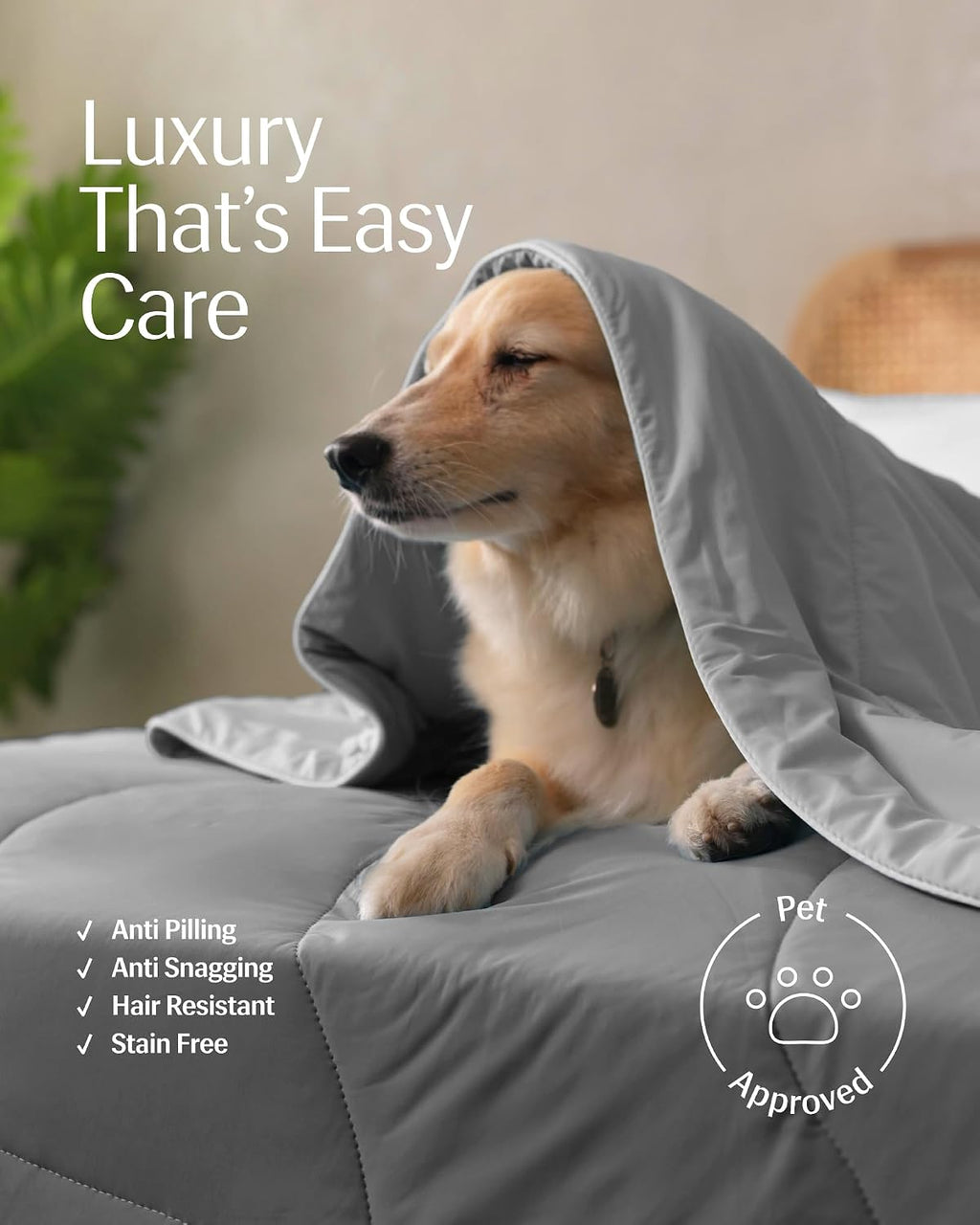 REST® Evercool® Cooling Comforter, Full/Queen, Blanket for Hot Sleepers, All Season Bedding to Keep Cool for Night Sweats, Breathable Lightweight Blanket, 90'x90' Inches, Cool Gray