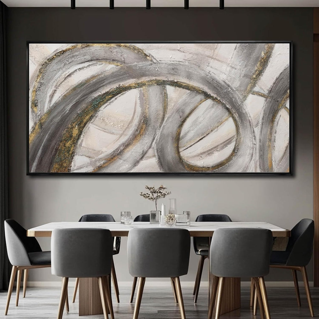 VAYIMDH Modern Abstract Wall Art Textured Wall Decor 36'x70' Artwork for Living Room, Bedroom, Office, Dining Room, Hallway