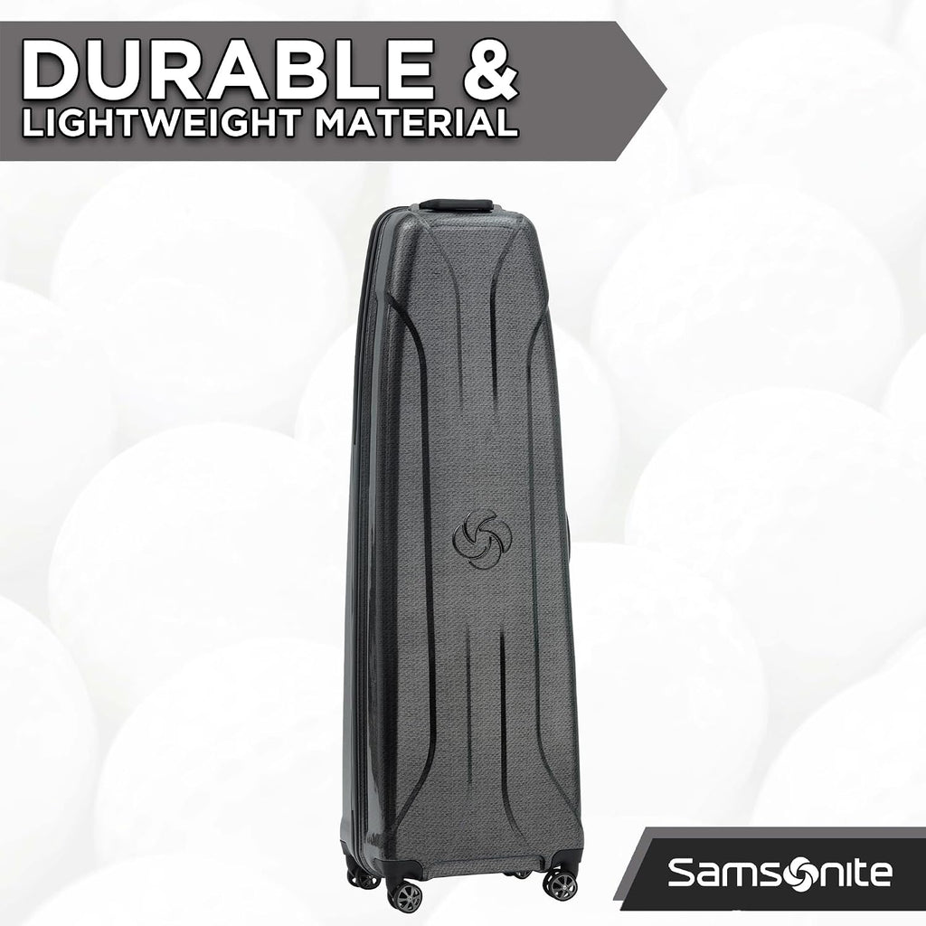 Samsonite Tour Premier Golf Hard Case Golf Travel Bag, Lightweight & Durable ABS Shell, 360 Degree Multi-Directional 'Shark Wheels'