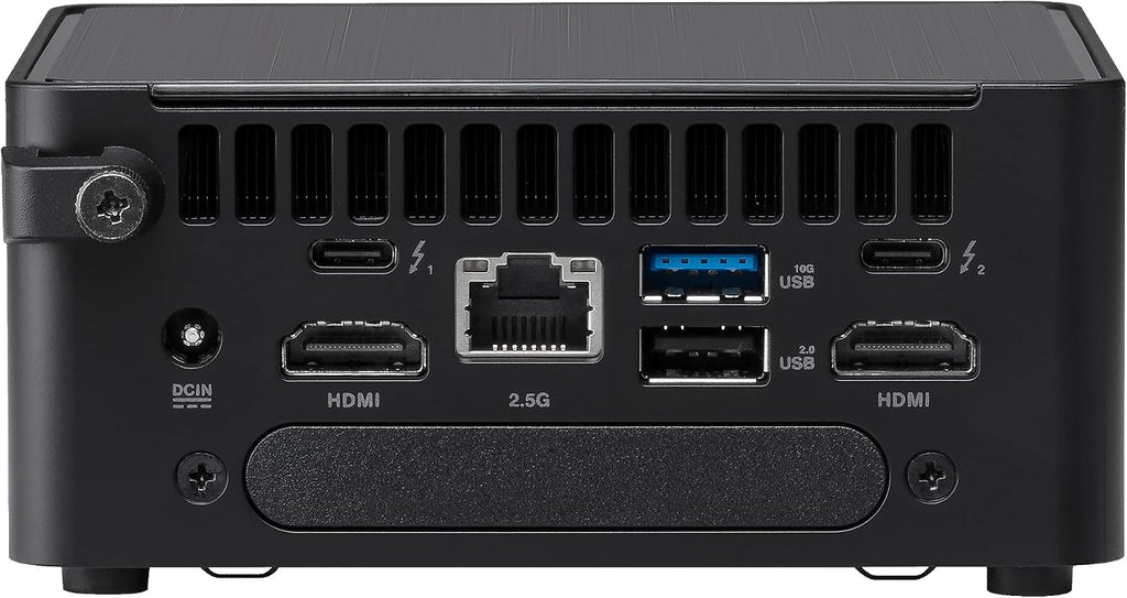 ASUS NUC 14 Pro Slim Barebone with Intel 14th Gen Core 3 100U, Up to 96GB DDR5 RAM, Triple Storage Design, Thunderbolt™ 4, Wi-Fi 6E & Bluetooth 5.3, Toolless Chassis Access, with VESA Mount Included