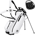 Golf Stand Bag 14 Way, Lightweight Golf Bags for Men Women with Stand, Padded Ergonomic Double Strap, Full Length Dividers, Multiple Pockets, Rain Hood