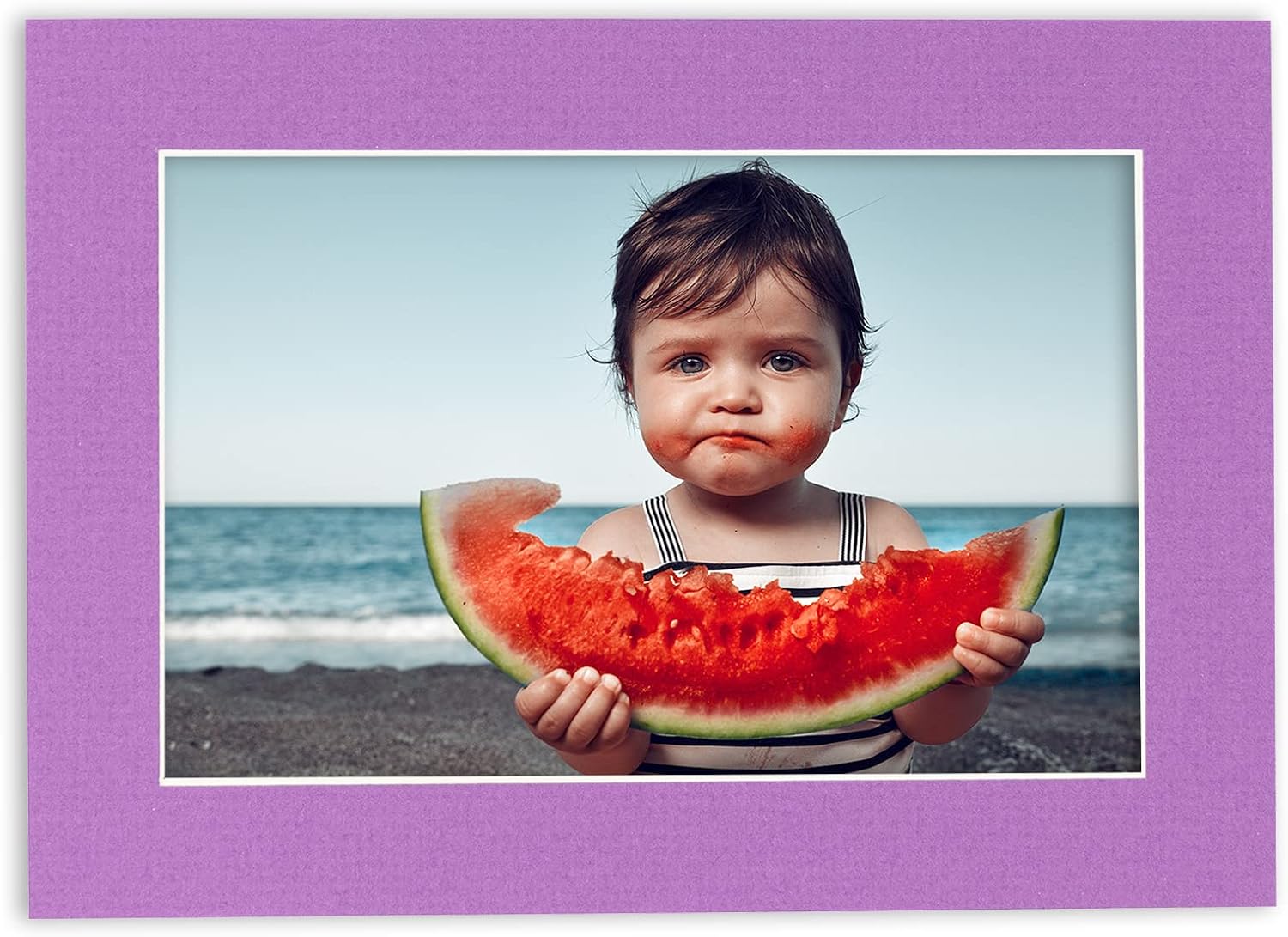 11x14 Mat for 12x18 Frame - Precut Mat Board Acid-Free Show Kit with Backing Board, and Clear Bags Dark Purple 11x14 Photo Matte Made to Fit a 12x18 Picture Frame Matboard for Framing, Pack of 10 Mats