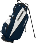 Golf Stand Bag - Lightweight Golf Bag with Stand and 7 Way Dividers, Dual Strap, Waterproof Pocket, Insulated Sleeve, Easy-Lift Handles and Swing-Cam Holder