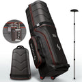 Hard Top Golf Travel Bag for Airlines – Durable Golf Club Case with Wheels, Interior Cushion, TSA Lock & Support Rod – Collapsible Hard Shell Protection