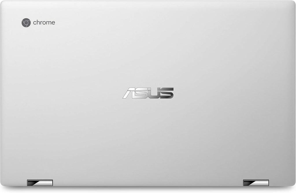 ASUS Chromebook Flip C434 2 in 1 Laptop, 14' Touchscreen FHD 4-Way NanoEdge, Intel Core m3-8100Y Processor, 4GB RAM, 128GB eMMC Storage, Backlit KB, Spangle Silver, Chrome OS, C434TA-IH348T
