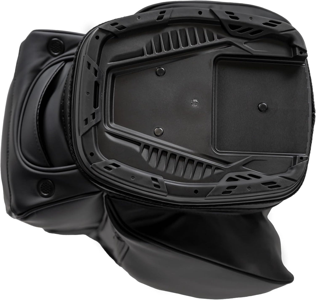 KRADUL - LUX Cart Bag – Lightweight Vegan Leather Golf Cart Bag with Waterproof Pockets, Organized Club Dividers & Cart Strap Tunnel