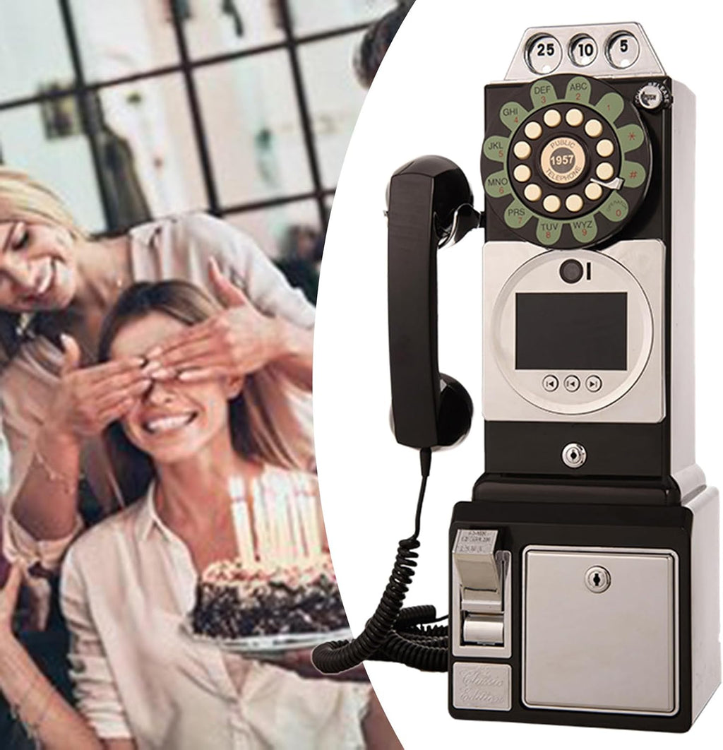 Video & Audio Guest Book, Wedding Phone Guestbook with Lens Recording, 32G Memory Card, 1080p HD Video Guestbook for Engagements/Anniversaries/Graduation,Black
