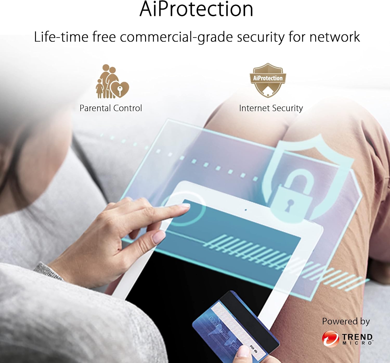 ASUS ZenWiFi Whole-Home Dual-Band Mesh WiFi 6 System XD6 White - 2 Pack, Coverage up to 5,400 sq.ft & 4+ Rooms, 5400Mbps, AiMesh, Lifetime Free Internet Security, Parental Control, Easy Setup