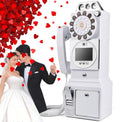 2025 Video & Audio Guest Book Wedding Phone Guestbook - 1080p HD + 32/64/128GB Storage for Weddings, Graduations & Unforgettable Moments,Creative Easy to Use& Fun Engagements,White32g