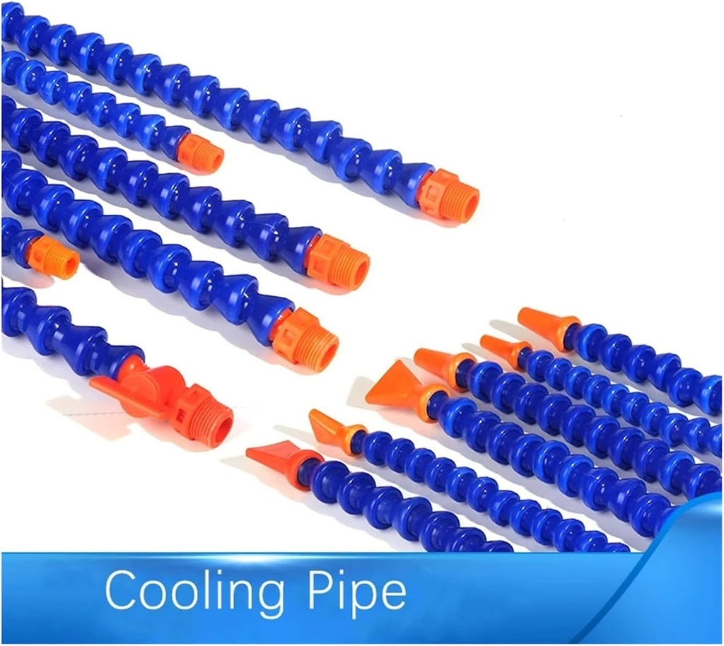 cnc milling machine mist cooling. 1/2 3/8 1/4'' Cooling Pipe Male Thread 300~700mm with Nozzle for CNC Milling Lathe(5pcs-switch g1/2 round 500mm)