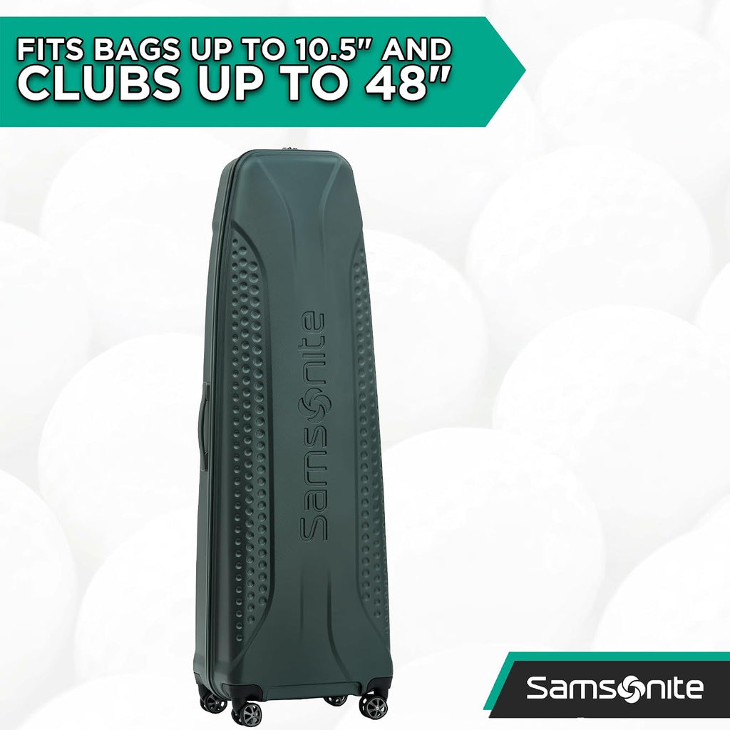 Samsonite Tour Premier Golf Hard Case Golf Travel Bag, Lightweight & Durable ABS Shell, 360 Degree Multi-Directional 'Shark Wheels'