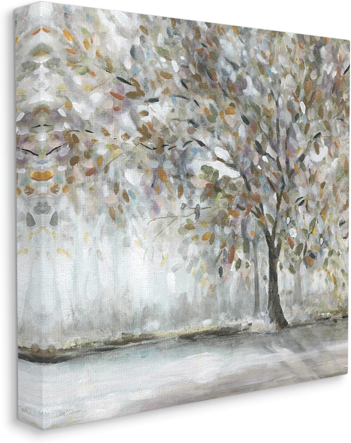 Stupell Industries 'Woodland Nature Tree Painting', Canvas Art, 36 x 36 Inches, Easy to Hang and Sturdy, Made in USA, by Carol Robinson