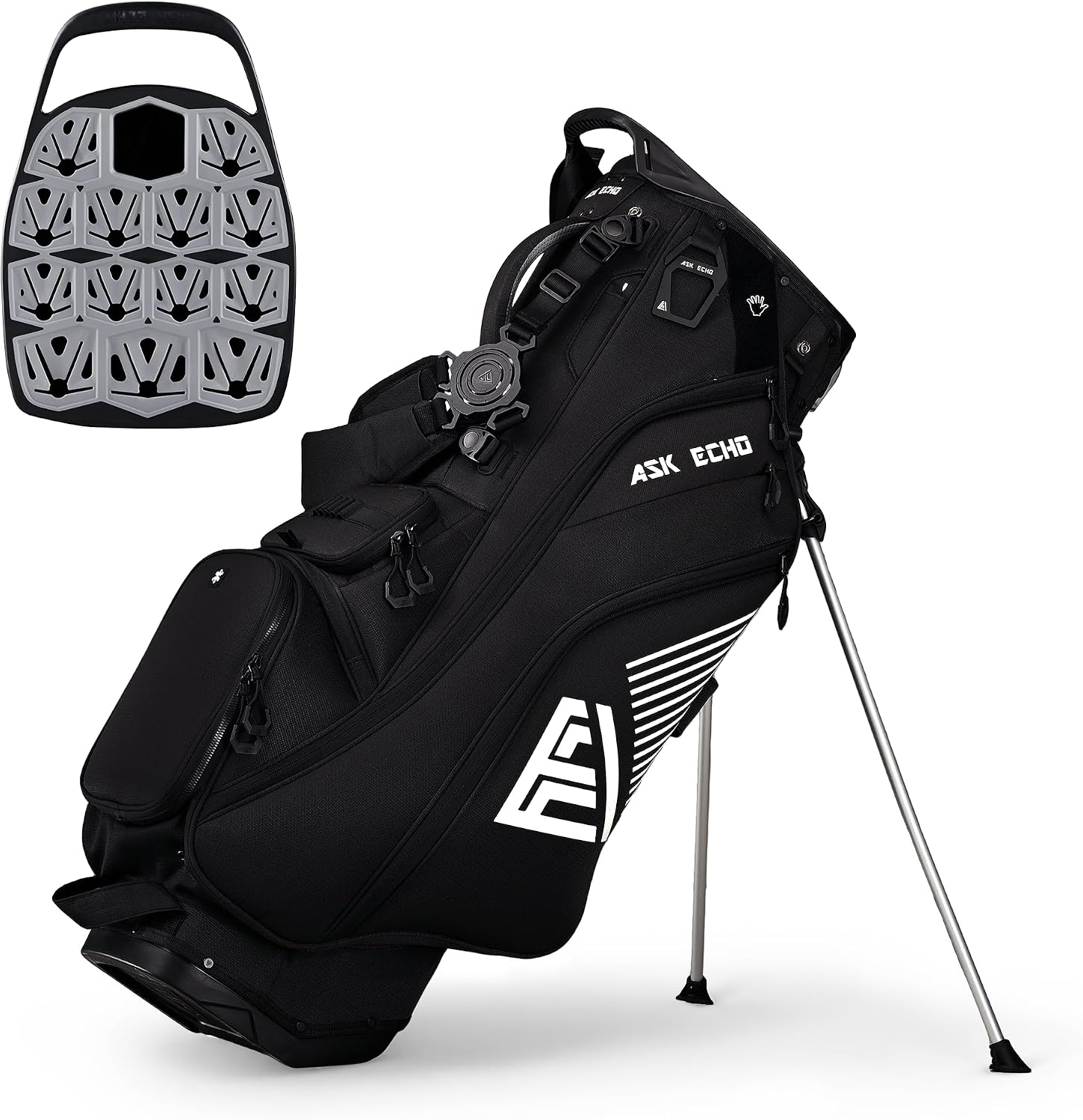 ASK ECHO Soundless 14-Way Hybrid Stand Bag for Men & Women