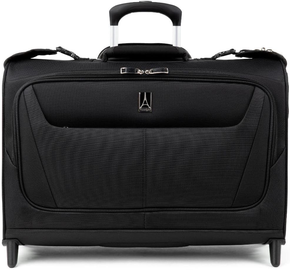 Travelpro Maxlite 5 Softside Lightweight Carry-On Upright 2 Wheel Rolling Garment Bag, 22-Inch — Black