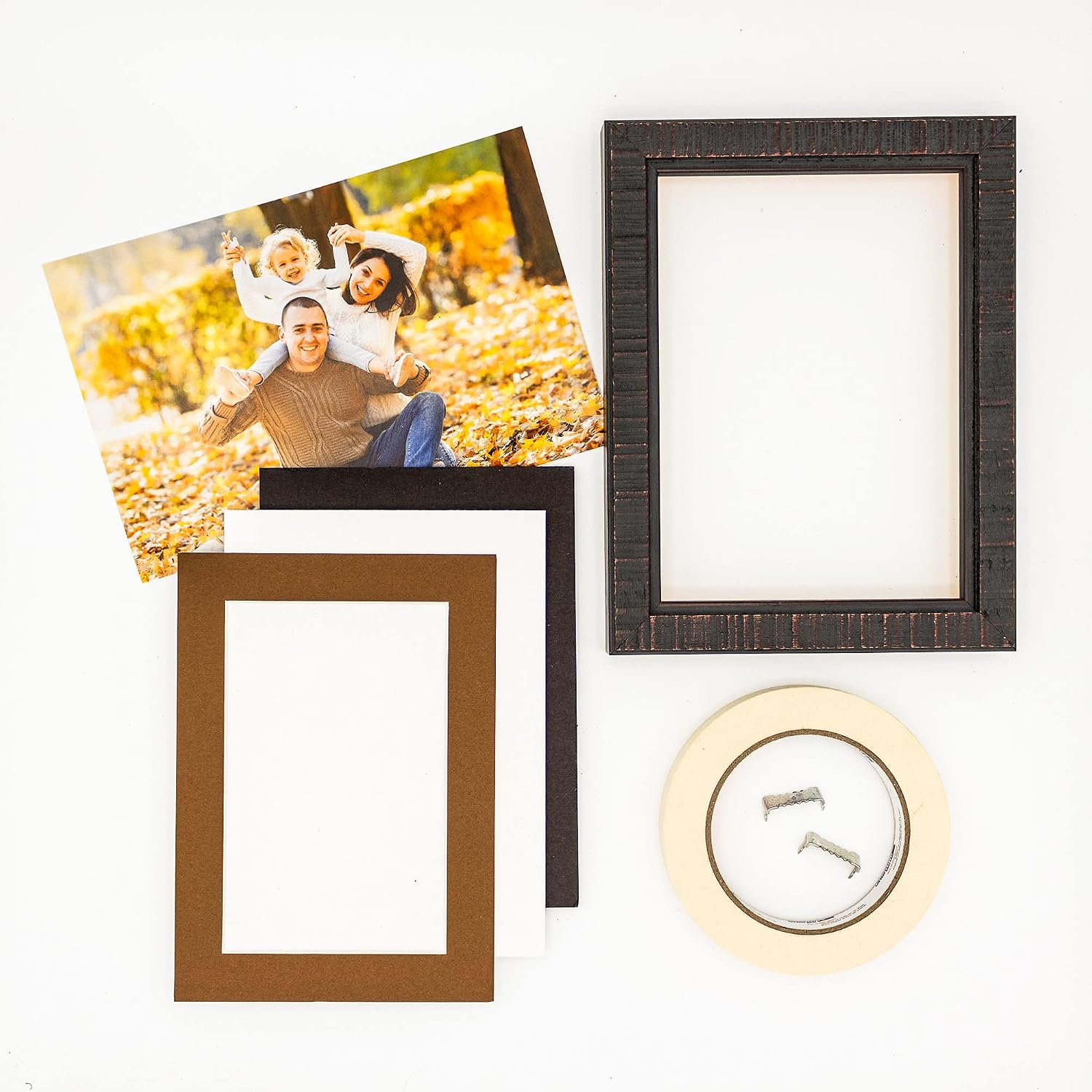 11x14 Mat for 12x18 Frame - Precut Mat Board Acid-Free Brown 11x14 Photo Matte Made to Fit a 12x18 Picture Frame, Premium Matboard for Family Photos, Show Kits, Art, Picture Framing, Pack of 25 Mats