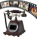 Video Audio Guest Book Wedding Phone, Customized Video Audio Messages, Vintage Wedding Phone Guestbook, 5000Mah, 2K, 3.5In Screen, Preserve Your Special Occasions B