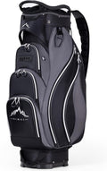 uniHimal Golf Cart Bag with 14-Way Divider Top, Ample Storage Space, Men's Golf Bag with Handles and Umbrella Holder