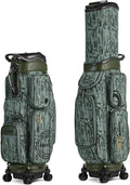 HELIX Rolling Golf Travel Bag with Retractable Top – Wheeled Cart Bag for Daily Play & Airport Travel
