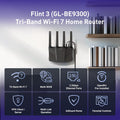 GL.iNet GL-BE9300(Flint 3) Tri-Band WiFi 7 Router & GL.iNet GL-MT6000(Flint 2) WiFi 6 Router