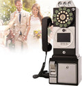 1080p Video Guestbook Wedding Phone,Wedding Phone Guestbook with Lens Recording,32G Memory Card,Retro 1960's Style Audio Guest Book,Creative Wedding Decorations(Black)
