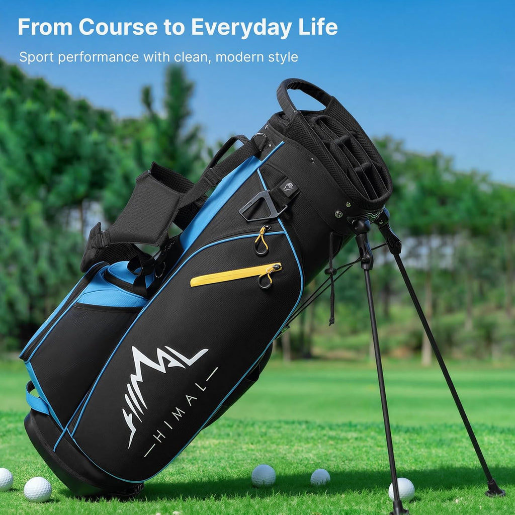 GoHimal 14-Way Golf Stand Bag, Golf Bag with Stand - Lightweight Durable Club Bag for Men & Women