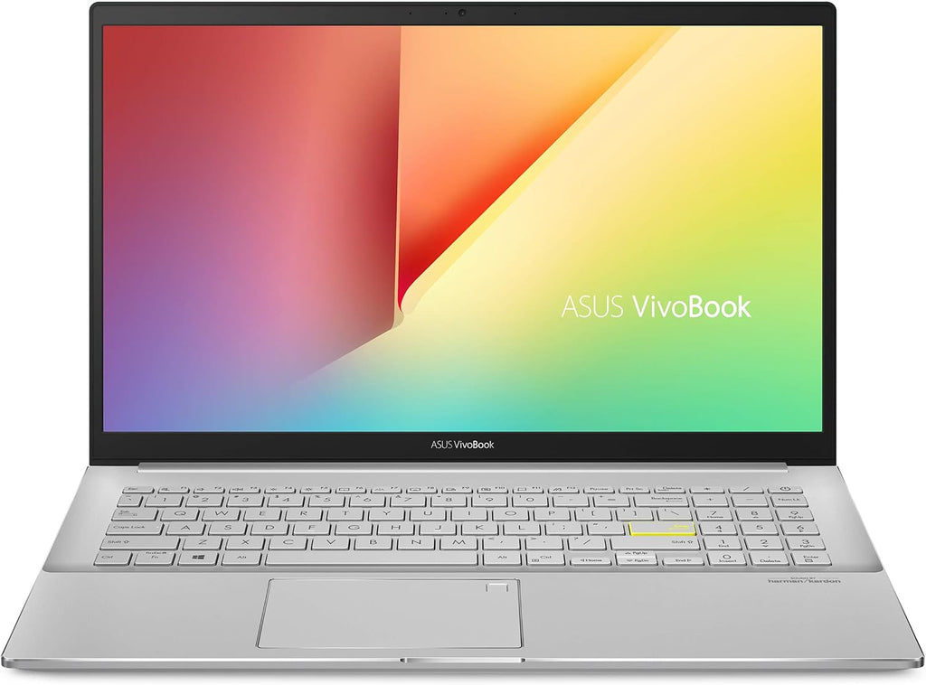 ASUS VivoBook S15 S533 Thin and Light Laptop, 15.6' FHD Display, Intel Core i7-1165G7 CPU, 16GB DDR4 RAM, 512GB PCIe SSD, Wi-Fi 6, Windows 11 Home, AI Noise-Cancellation, Dreamy White, S533EA-DH74-WH