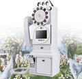 Audio Guest Book Wedding Phone Guestbook Easy to Use & Fun Engagements Anniversaries Baby-Showers Graduation Record Personalized Audio Messages 1080p HD Pixel, 64G Memory,White