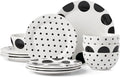 Kate Spade New York Dot 12-Piece Dinnerware Set, 19.84, White