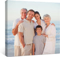 Smile Art Design Custom Canvas Print – Personalized Photo Wall Art, Made to Order in USA, Premium Canvas, Gallery Wrapped