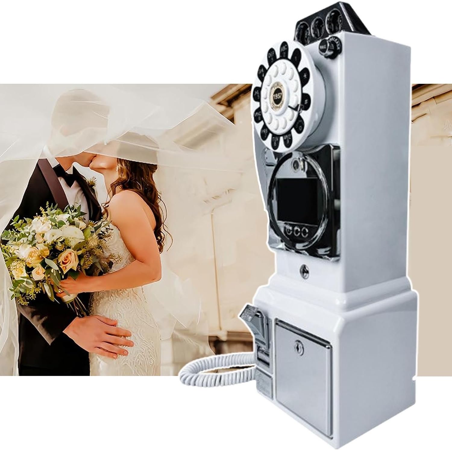 Video Audio Guest Book Wedding Phone,Ultimate Wedding Guest Experience: 1080p Video Audio Phone Guestbook+32/64/128gb Storage+3.5in Screen- Transform Parties Into Replayable Memories ,White128g