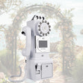 Audio Guestbook, Wedding Phone Record Custom Audio Messages with Guestbook Voicemail Voice Recording Phone with Playback for Wedding Birthday Party Anniversary,White