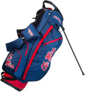 Team Golf NCAA Fairway Golf Stand Bag, Lightweight, 14-Way Top, Spring Action Stand, Insulated Cooler Pocket, Padded Strap, Umbrella Holder & Removable Rain Hood