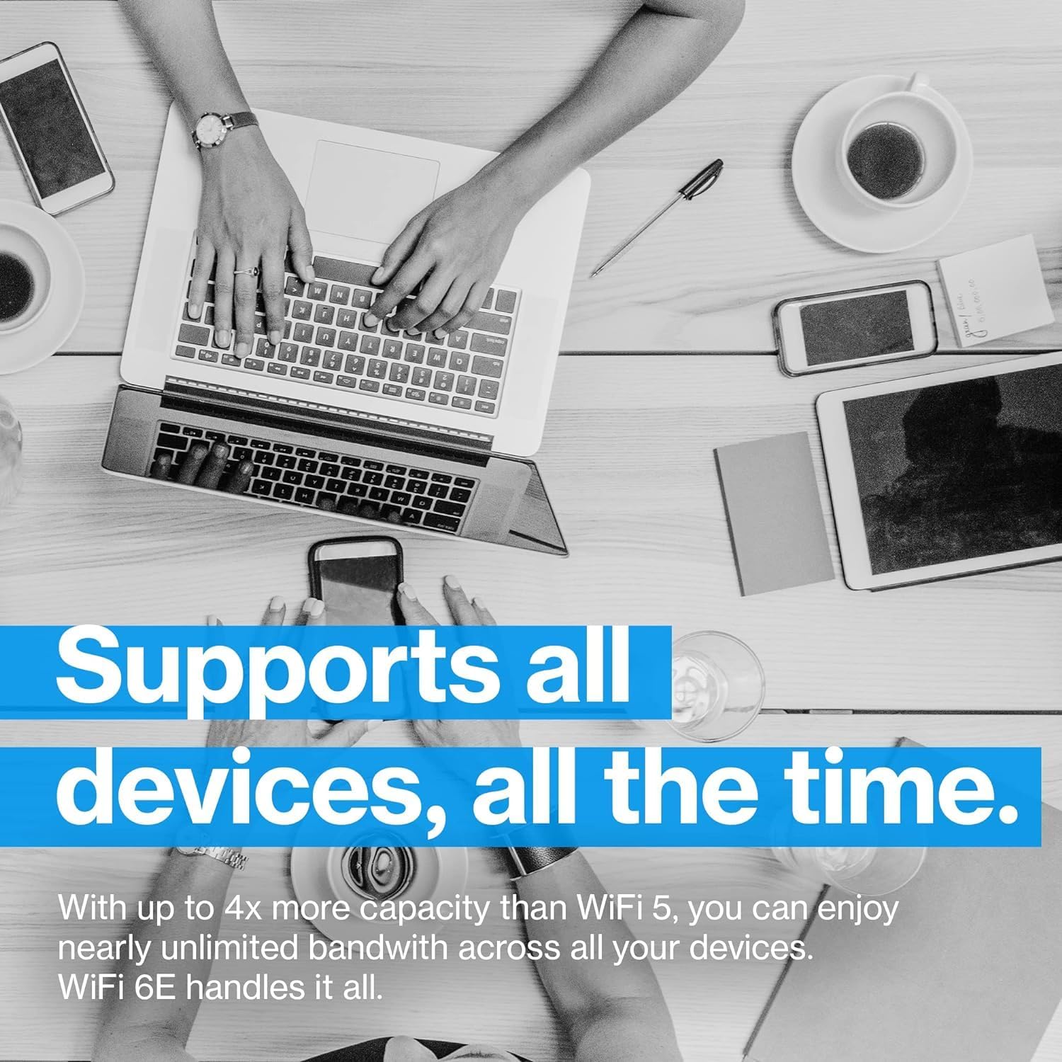 Linksys Velop Pro 6E WiFi Mesh System | One Cognitive Mesh Tri-Band Router | 5.4 Gbps (AXE5400) Speeds | 3,000 sq ft Coverage | Connect 200+ Devices | 1Pk MX6200 Grey | 2024 Release (Renewed)