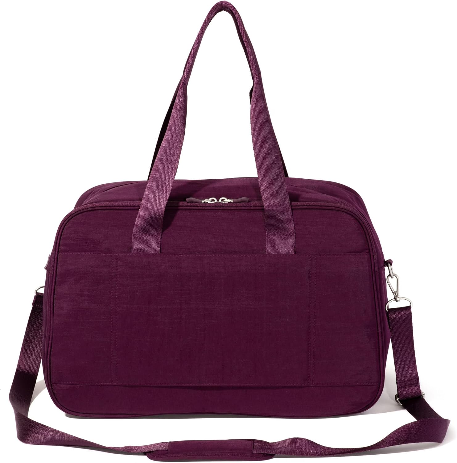 Baggallini Weekender Expandable Duffel - Lightweight 11x17 Inch Overnight Travel Bag