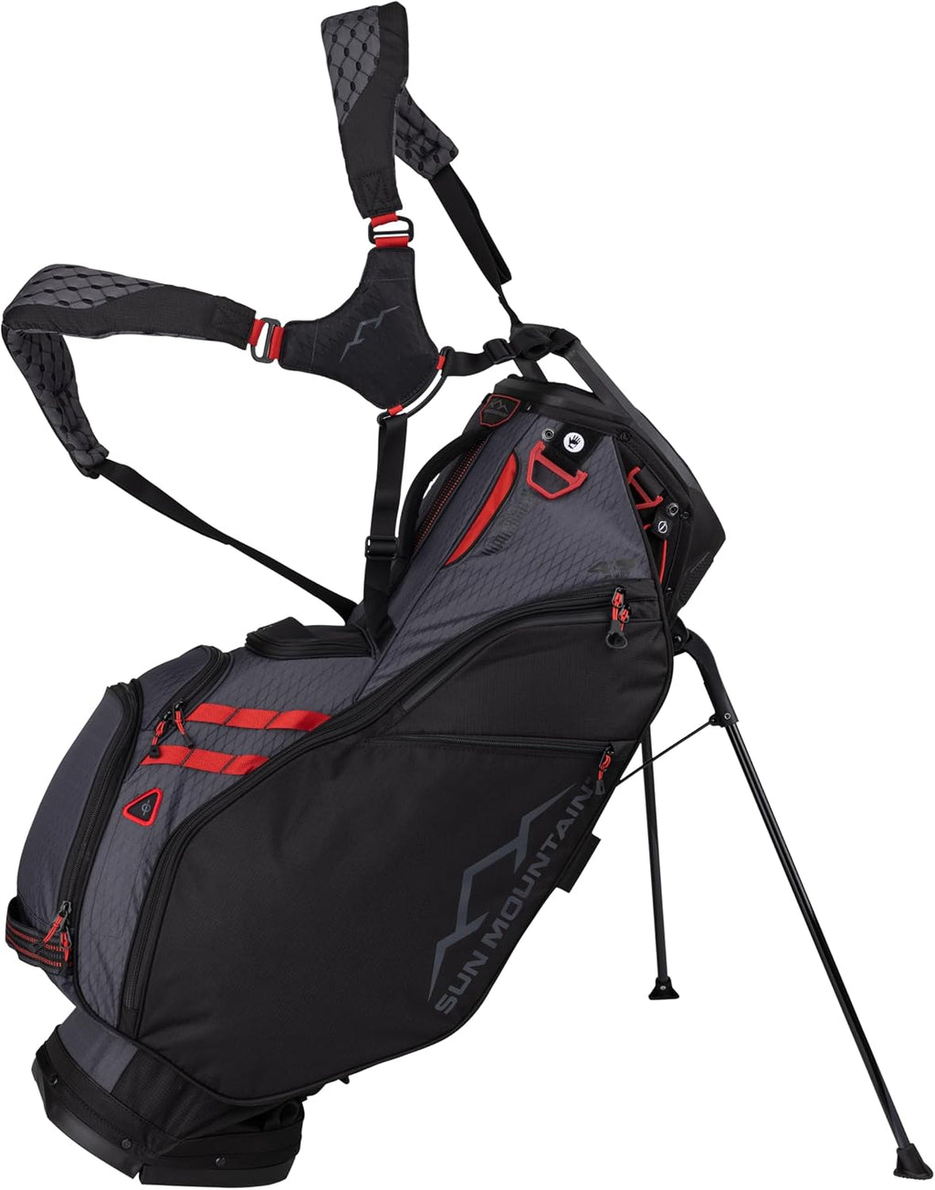 Sun Mountain Men's Eclipse 4.5 Lightweight VLO Hybrid Stand Golf Bag, 14-Way Top, 2025 Model