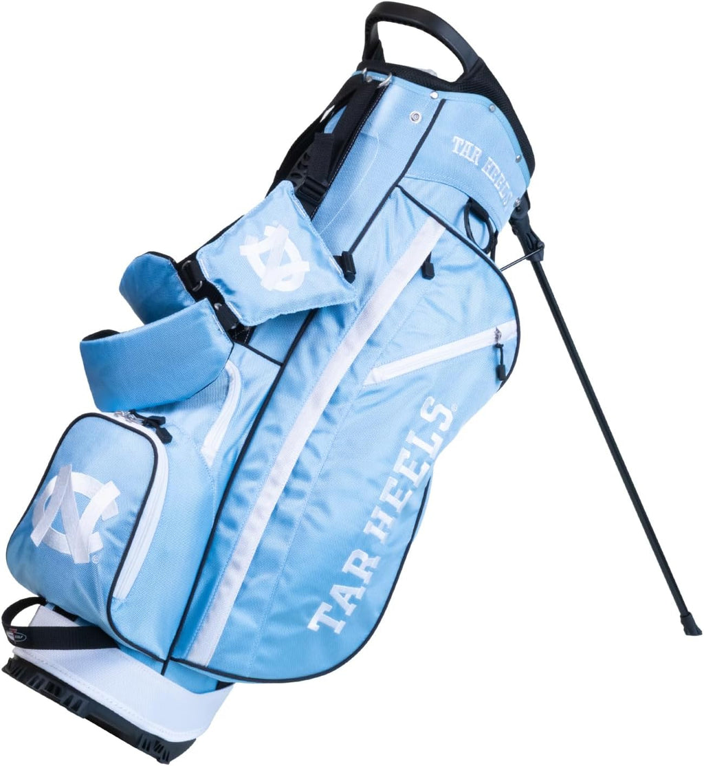 Team Golf NCAA Fairway Golf Stand Bag, Lightweight, 14-Way Top, Spring Action Stand, Insulated Cooler Pocket, Padded Strap, Umbrella Holder & Removable Rain Hood
