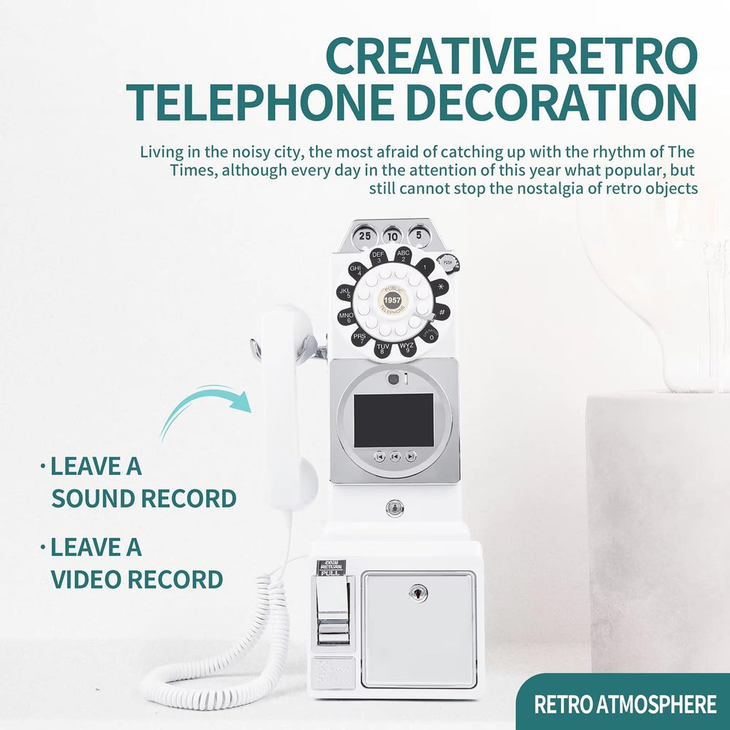Video Audio Guest Book，Wedding Phone Guestbook,Capture Every Heartfelt Moment, The Ultimate Video Audio Guest Book for Weddings 54x27x20 cm (White)