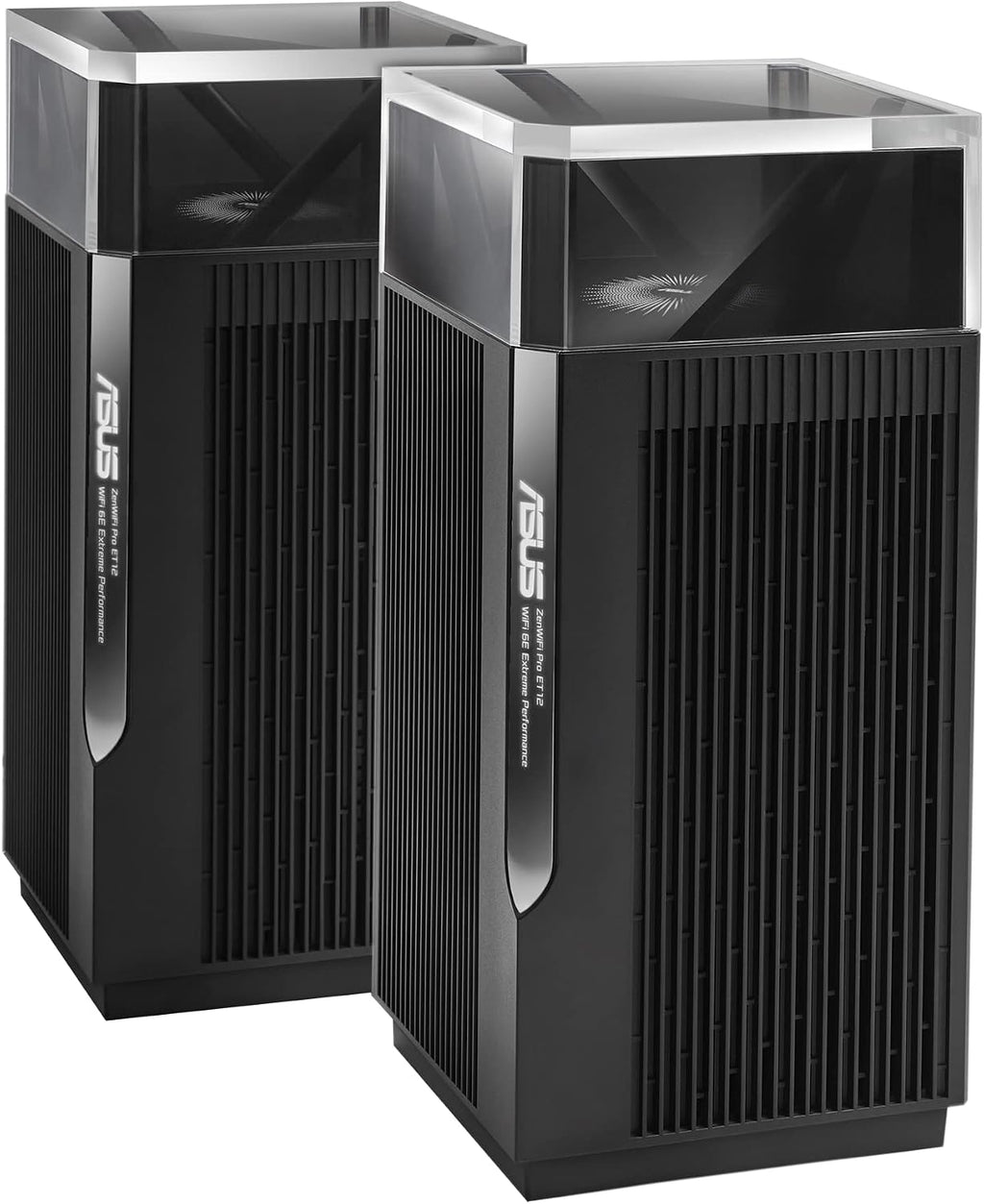 ASUS ZenWiFi Pro AXE11000 Tri-Band WiFi 6E Mesh System (ET12 2PK) - Whole Home Coverage up to 6000 Sq.Ft & 6+ Rooms (Renewed)