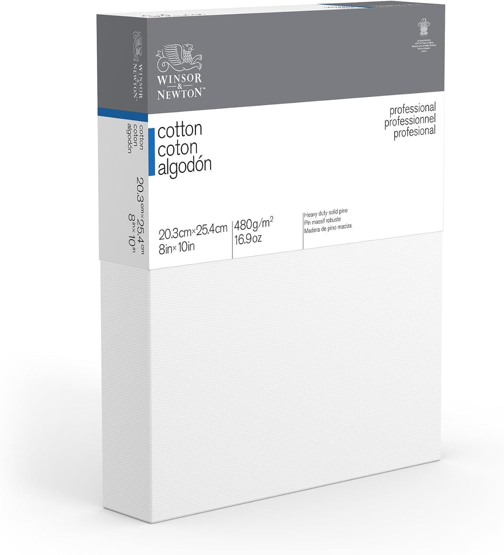 Winsor & Newton Professional Cotton Canvas, 8' x 10' Deep Edge