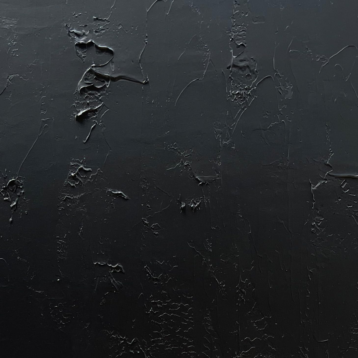 NANKAI Art Hand-painted black and white wall art, minimalist abstract painting large oil on canvas texture wall art Office Art Contemporary art 45x30 inches