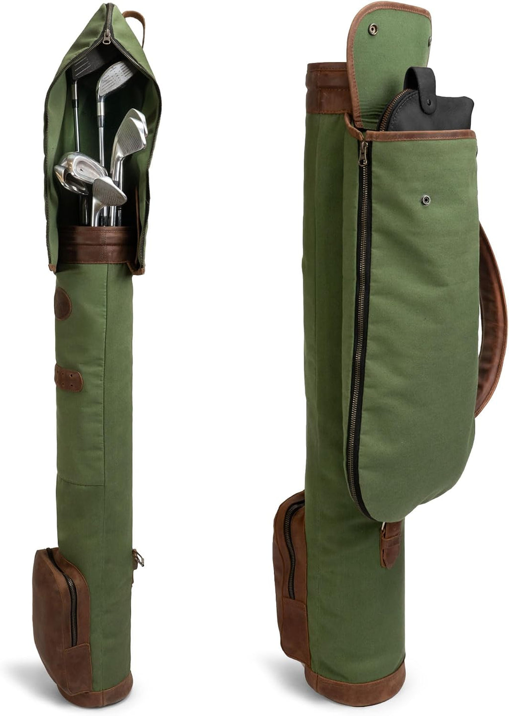 Littlefield & Co., Sunday Golf Club Bag, Small Golf Bag for a Few Clubs, Lightweight Basic Carry Bags, Practice & Travel Cart for Men & Women, Driving Range Carrier Accessories